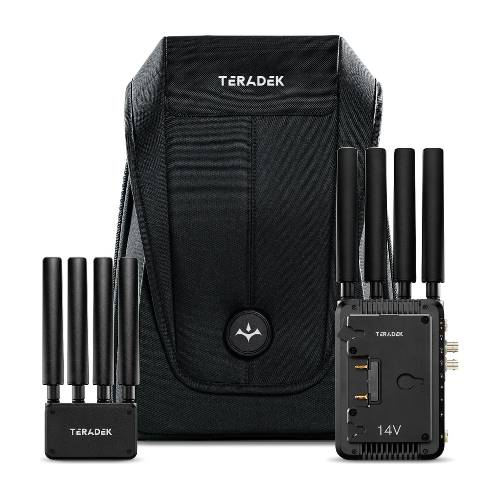 Teradek Prism Mobile 5G encoder with its backpack