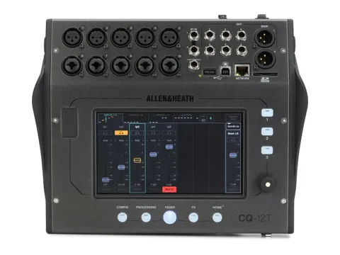 Allen and Heath CQ-12T mixer from the booth audio package
